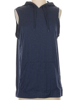 GapFit Sleeveless Hooded Tank Top - Navy Blue